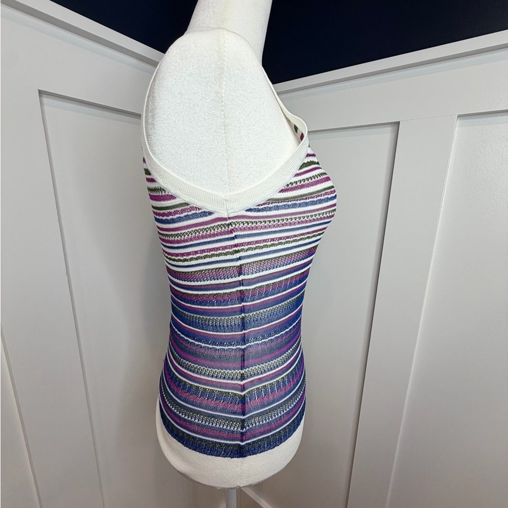 Veronica Beard Nabella Striped Knit Tank - NWOT - XS - Picture 3 of 14